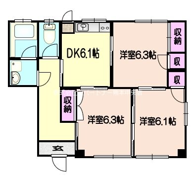 101マンションの物件間取画像