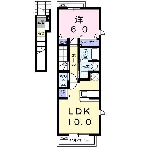 レジデンス西原８１の物件間取画像