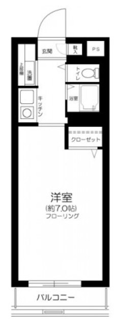 氷川台駅 徒歩5分 2階の物件間取画像