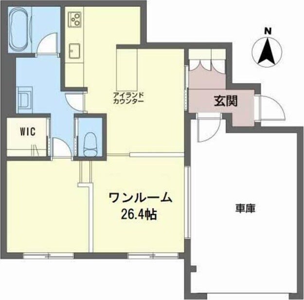 ベレオ南佐古の物件間取画像