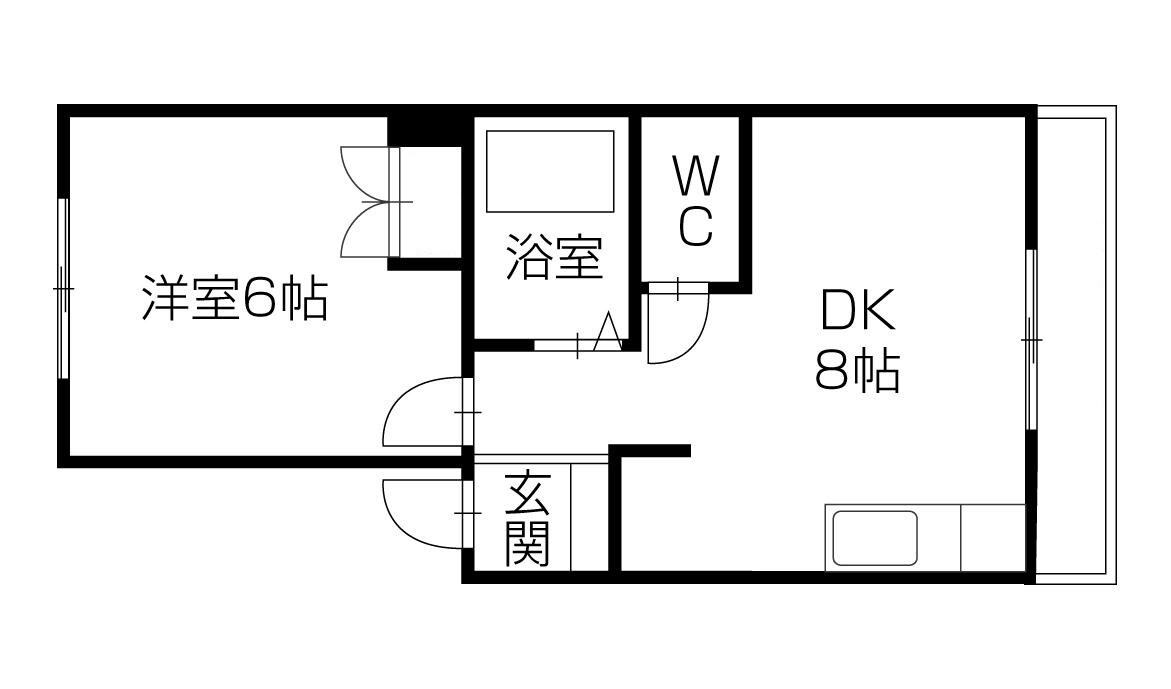 ファインハイツ富吉の物件間取画像