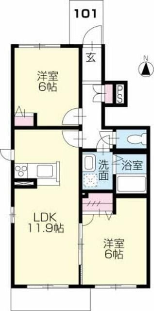 シャーメゾンプレミアスの物件間取画像