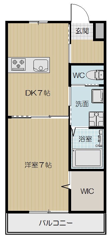 UKマンションの物件間取画像