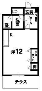 グランセ田宮の物件間取画像