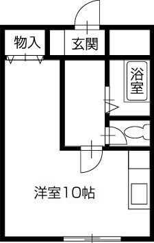 ステューディオ福島の物件間取画像