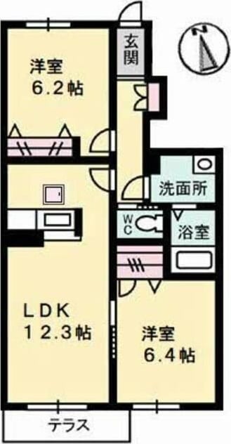 すまいる倶楽部の物件間取画像