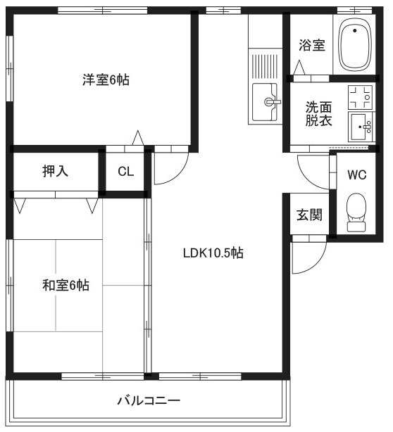 イノセントコーポの物件間取画像