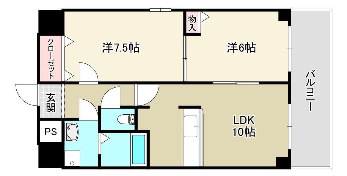 エステイト佐古の物件間取画像