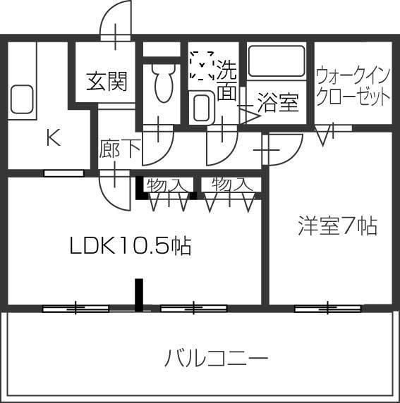 エステイト佐古の物件間取画像