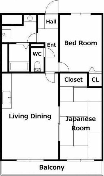 ハイツはとの物件間取画像