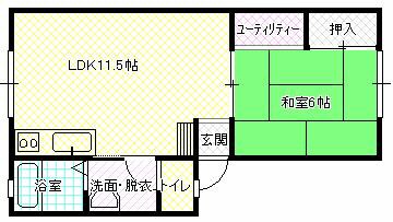 細谷駅 徒歩40分 2階の物件間取画像