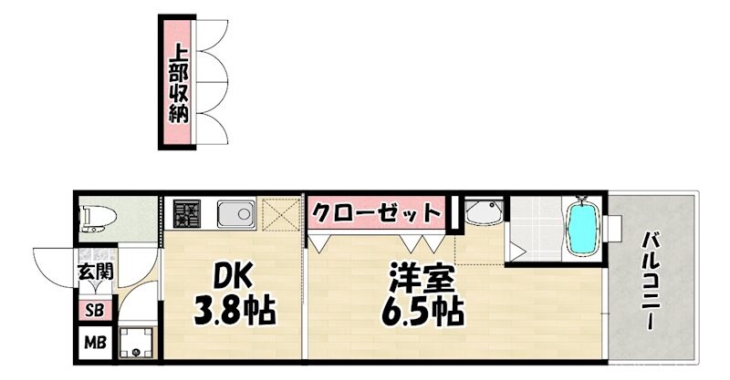 No.48 PROJECT2100博多の物件間取画像