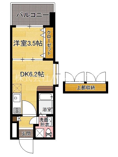 No.54 Wes-PROJECT博多駅南の物件間取画像