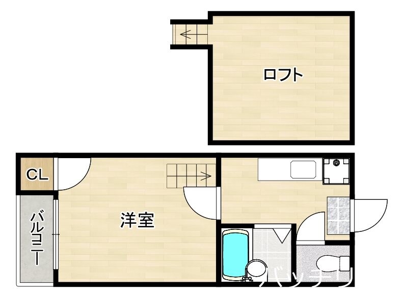 La Maison de Marusanの物件間取画像