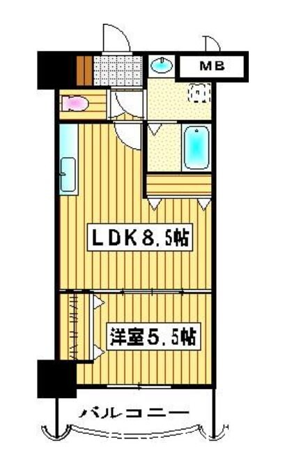 ロイヤル天神東の物件間取画像