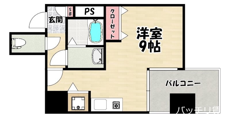 リード桜坂の物件間取画像