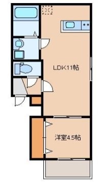 リテラ井尻ウエストの物件間取画像