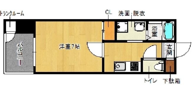 サヴォイテンジンスクワイヤーの物件間取画像