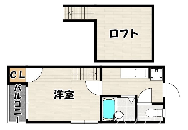 シュノンソー博多の物件間取画像