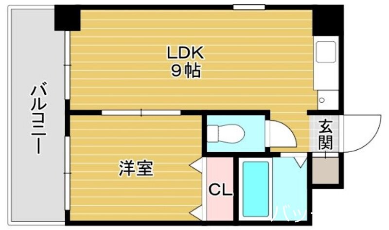 パンルネックスクリスタル博多駅南の物件間取画像