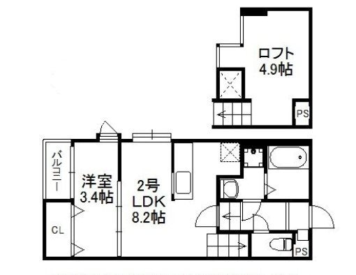 グランメゾン千早の物件間取画像