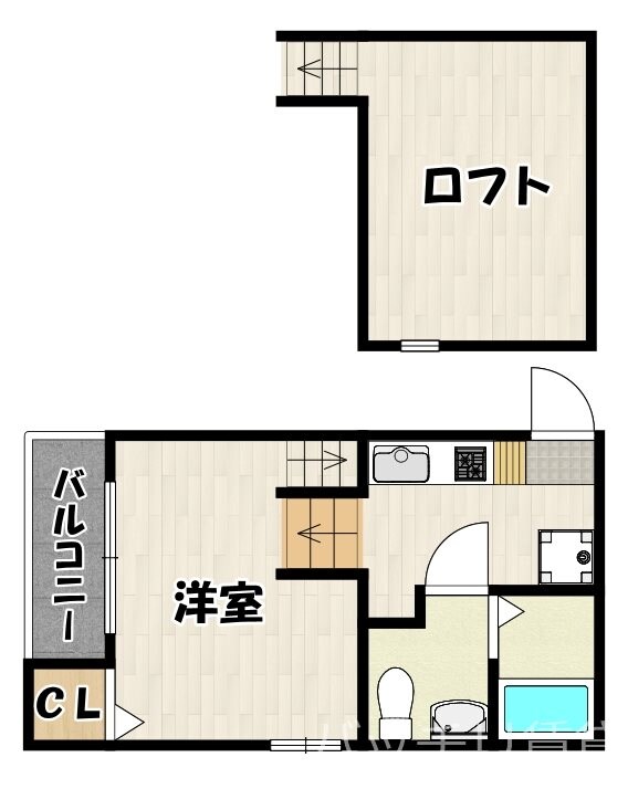 グランコンフォール博多千代IIIの物件間取画像