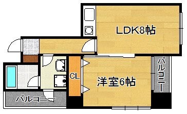 ORIENT BLD No.59　TWINSの物件間取画像