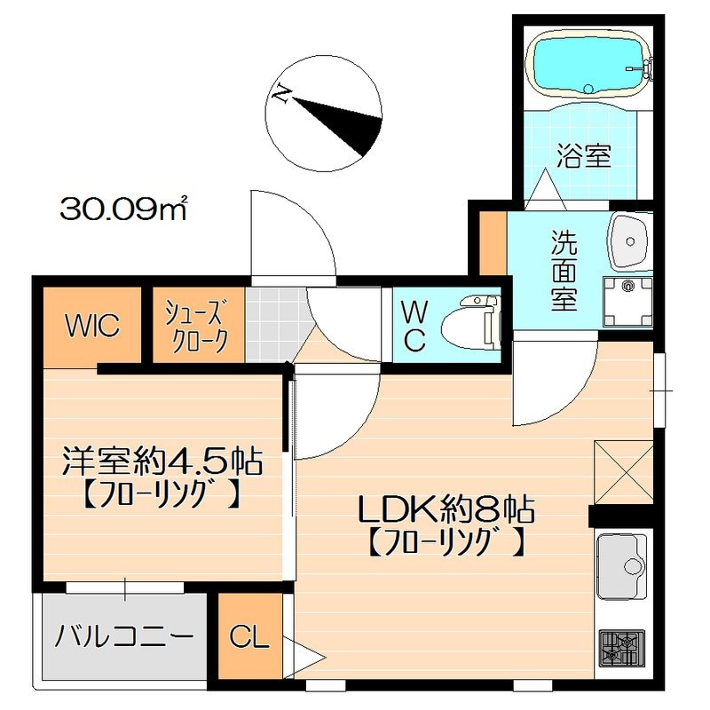 パームヴィラ笹原IVの物件間取画像