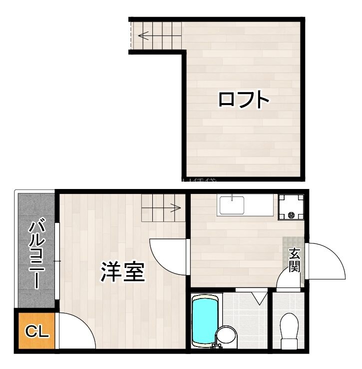 ビバコート東比恵の物件間取画像