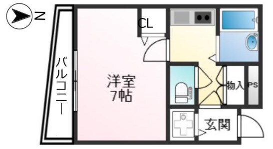 セビーヌ春日野道の物件間取画像