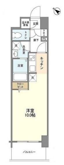 ラ・ウェゾン湊川公園の物件間取画像