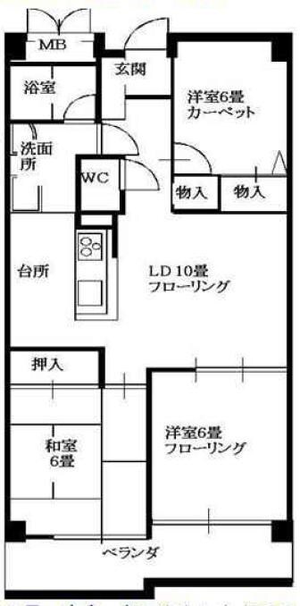 ハイツ雲雀丘の物件間取画像