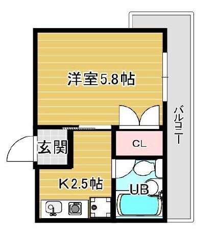 ロマネスク長田の物件間取画像