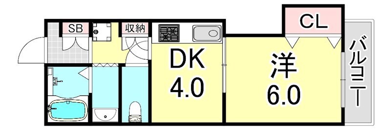 プラターヌの物件間取画像