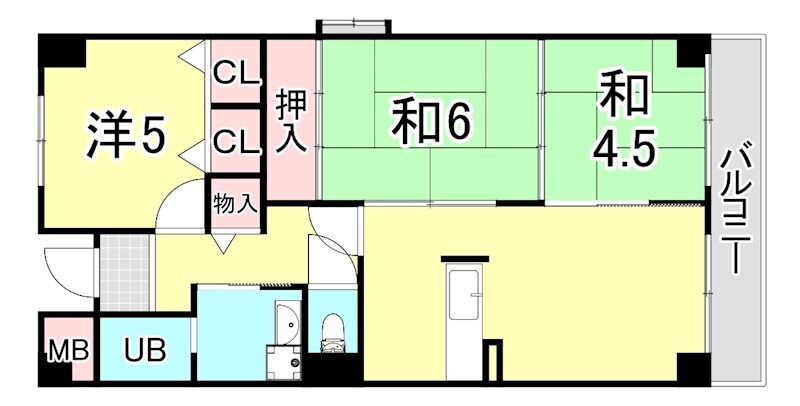 ファミリアル門戸の物件間取画像