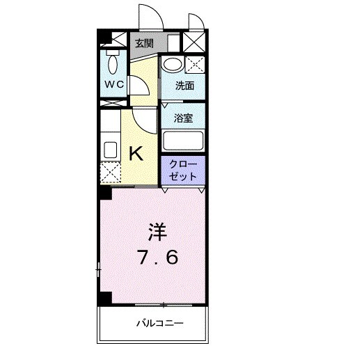 プラシード・カーサの物件間取画像