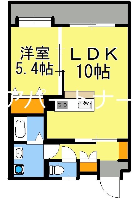 鹿児島駅 徒歩68分 1階の物件間取画像