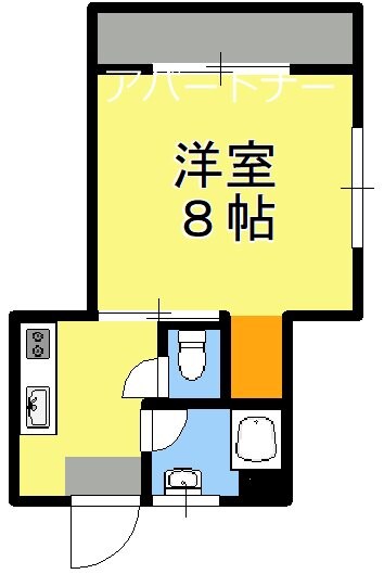 いづろ通駅 徒歩5分 3階の物件間取画像