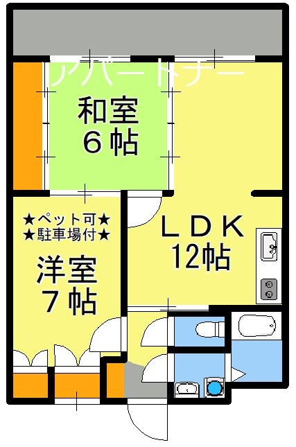 サンロードの物件間取画像