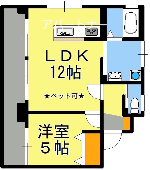 シャルマンIIの物件間取画像