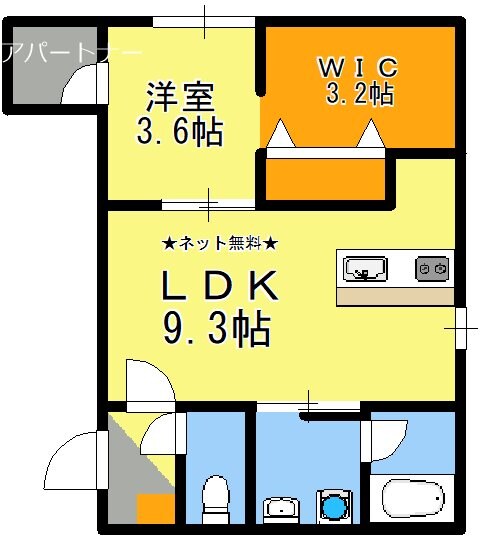 物件間取画像