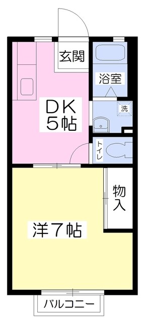 パークヒル子安の物件間取画像