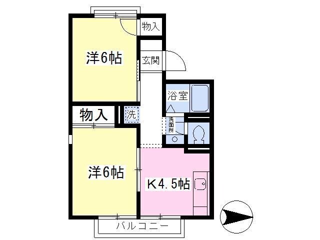 メゾン豊の物件間取画像