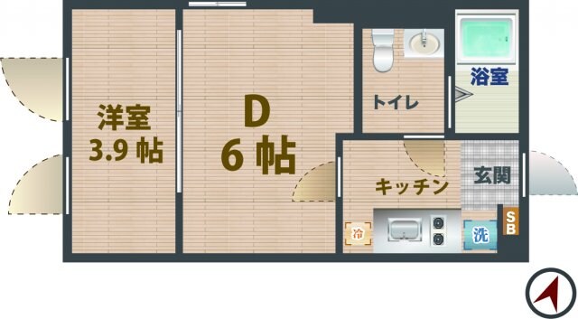 中野駅 徒歩7分 2階の物件間取画像
