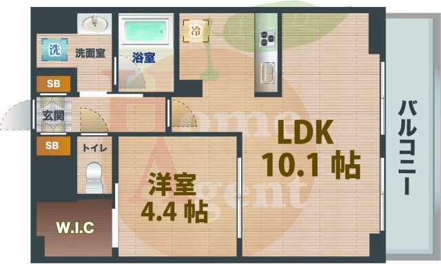 中野駅 徒歩6分 5階の物件間取画像