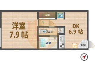 鷺ノ宮駅 徒歩10分 2階の物件間取画像