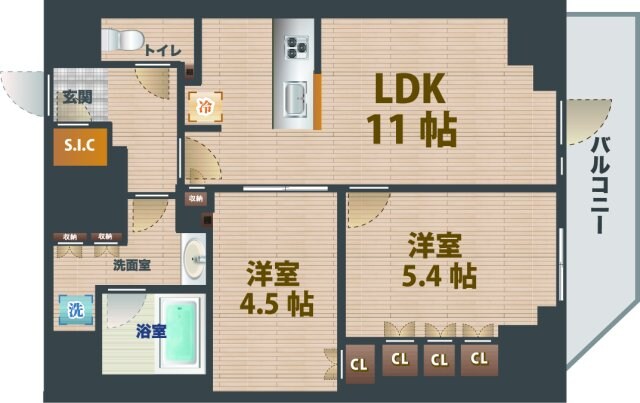 中野富士見町駅 徒歩4分 13階の物件間取画像