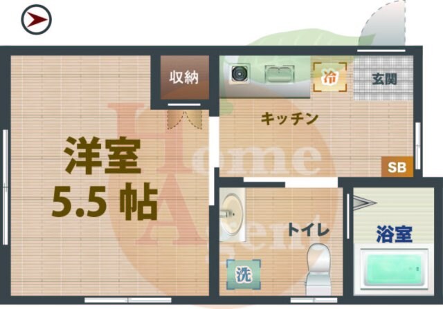 中野坂上駅 徒歩4分 2階の物件間取画像