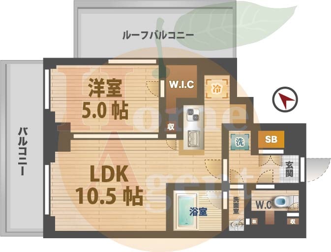 パークアクシス落合東中野の物件間取画像