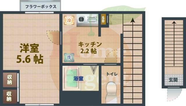 西荻窪駅 徒歩9分 2階の物件間取画像